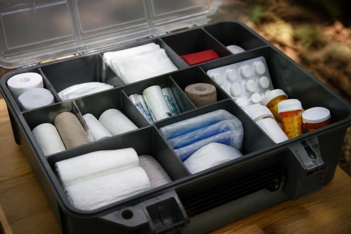 First aid kit organization