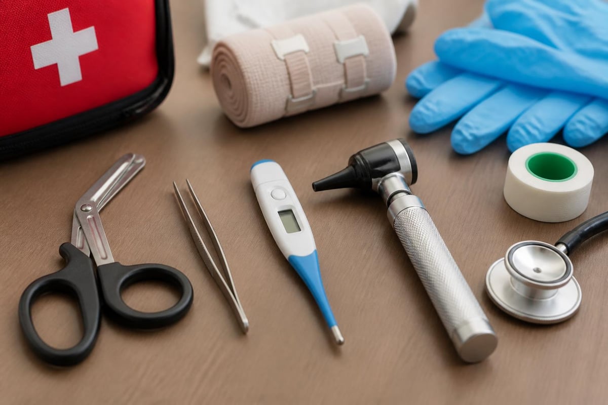Medical instrument layout