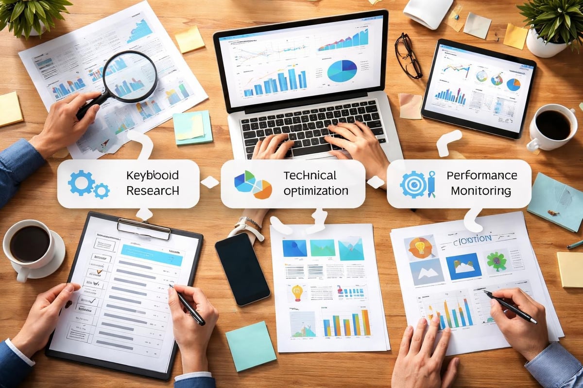 SEO workflow strategiproces
