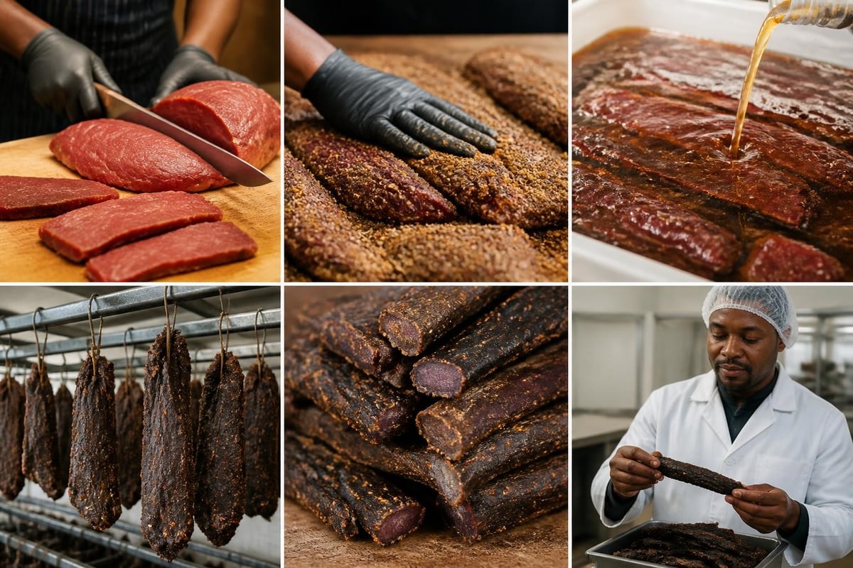 Biltong production journey