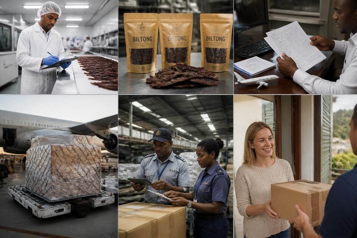 Biltong shipping logistics