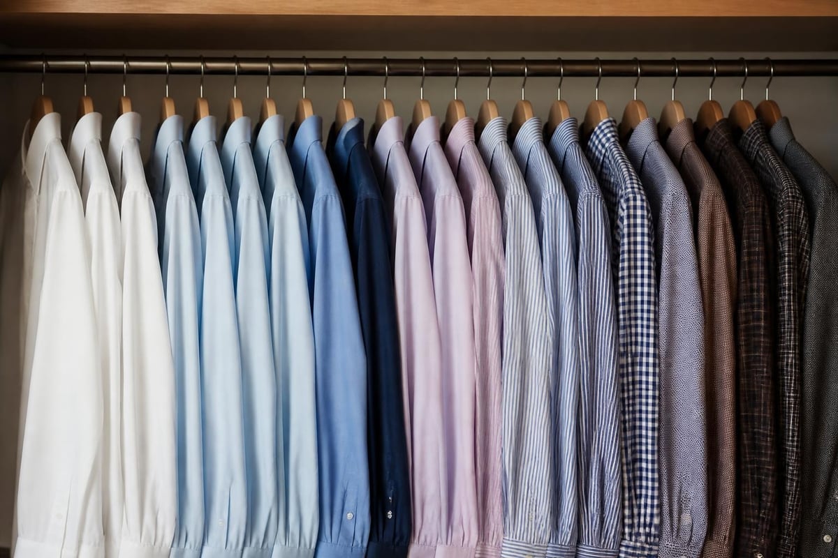 Tailored dress shirt wardrobe essentials