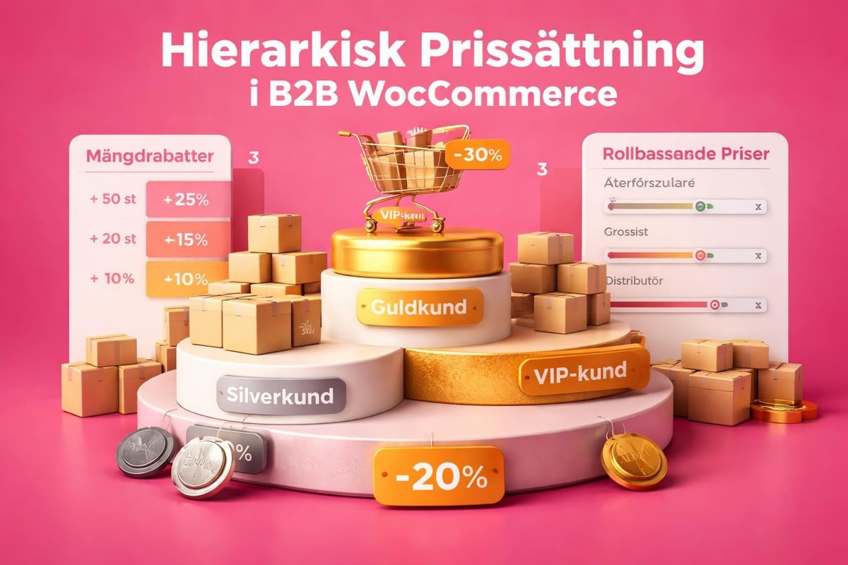 Plugin B2B WooCommerce: Guide för Effektiv E-handel 2026 2 WooCommerce pricing tiers