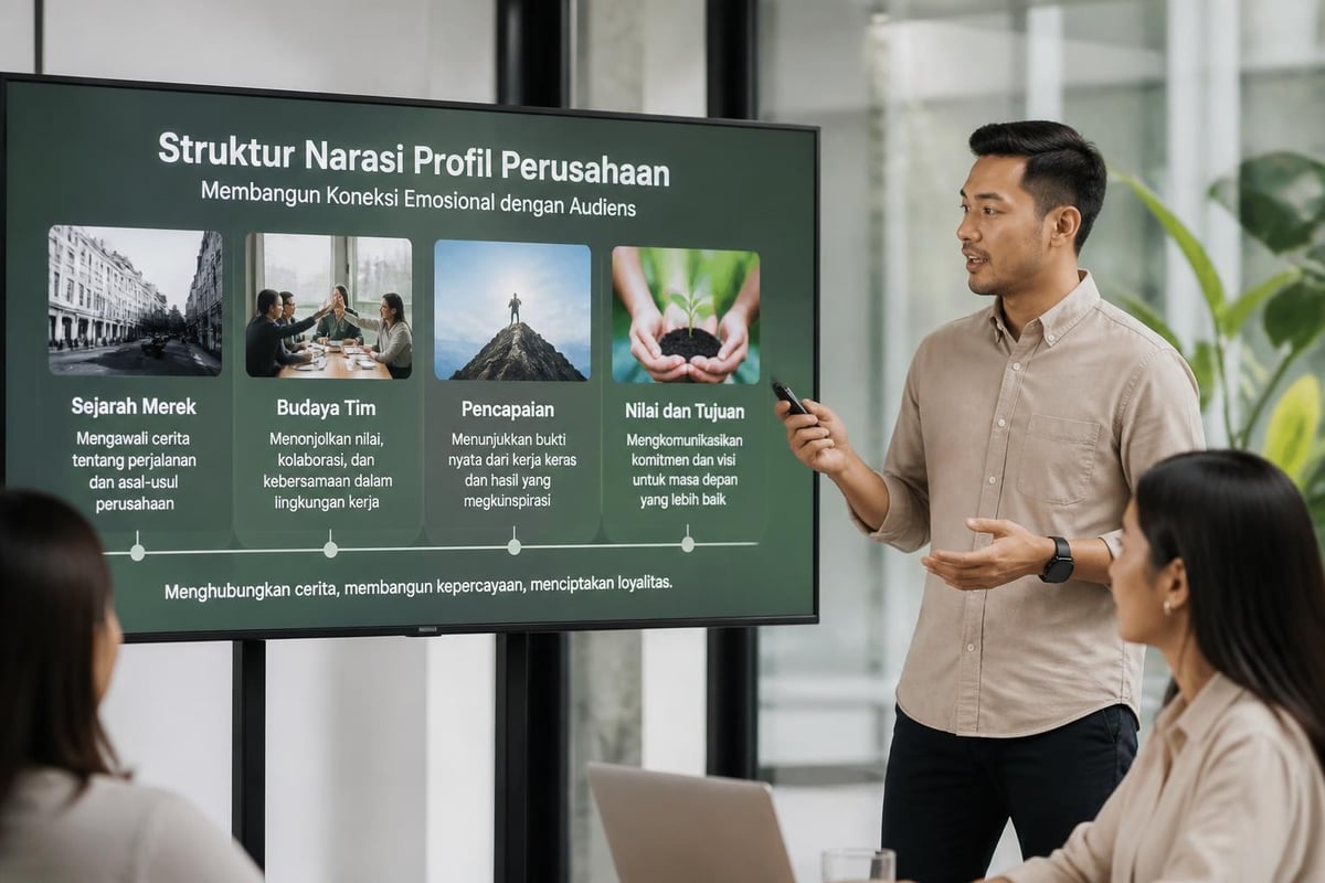 Company storytelling elements