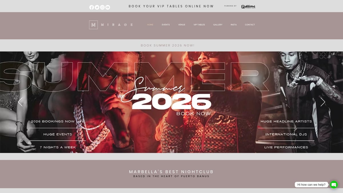 7 Must-Visit Best Night Clubs in Marbella for 2025 - Mirage Marbella