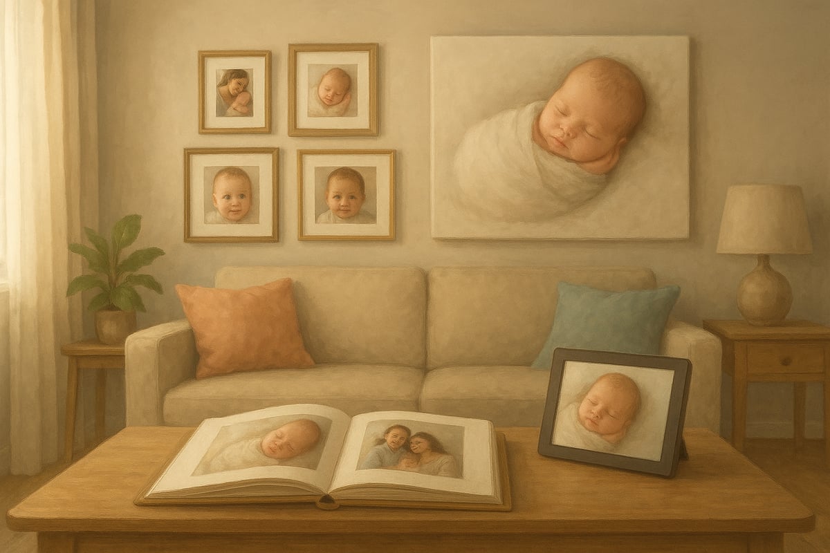 Displaying and Preserving Your Newborn and Family Photos