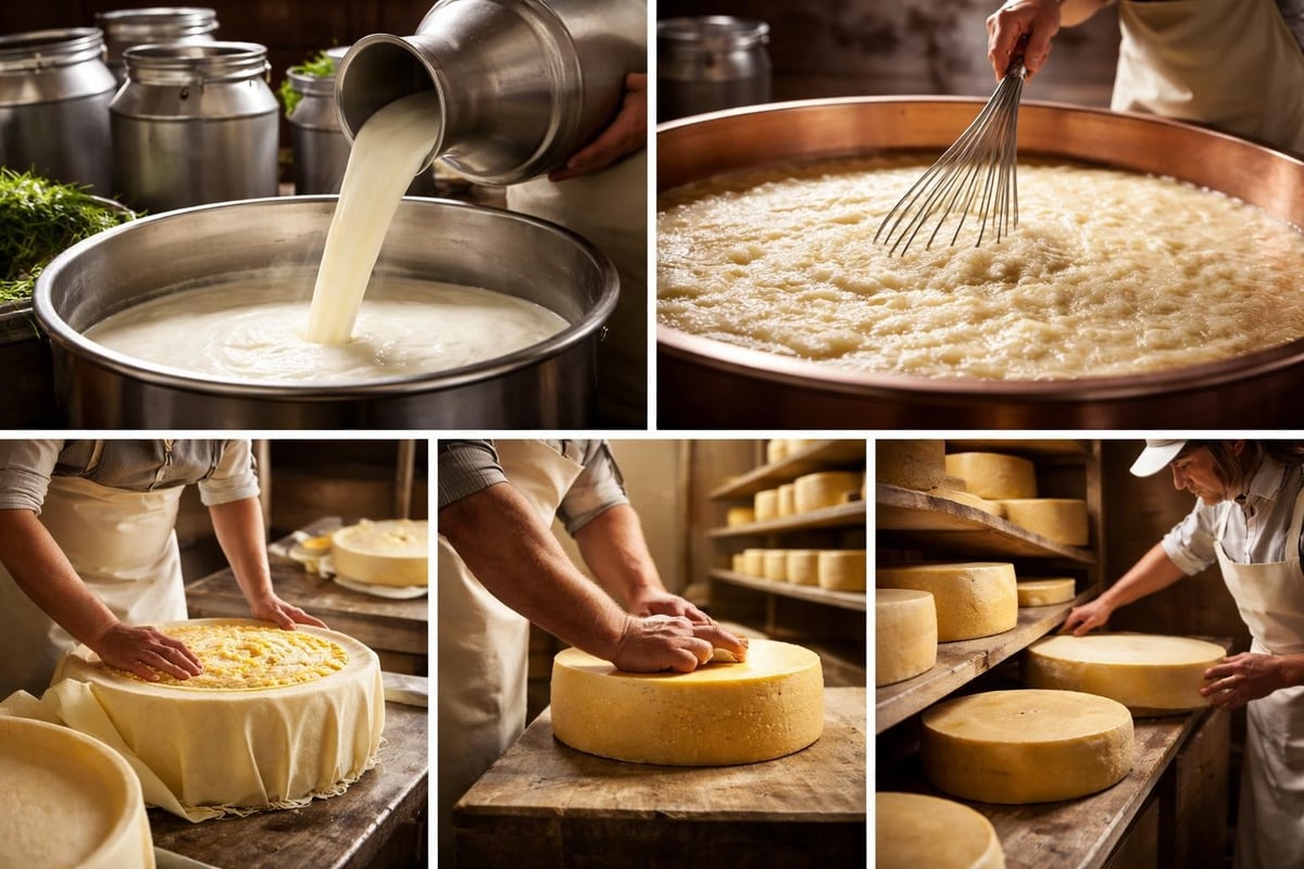 Heumilch cheese production process