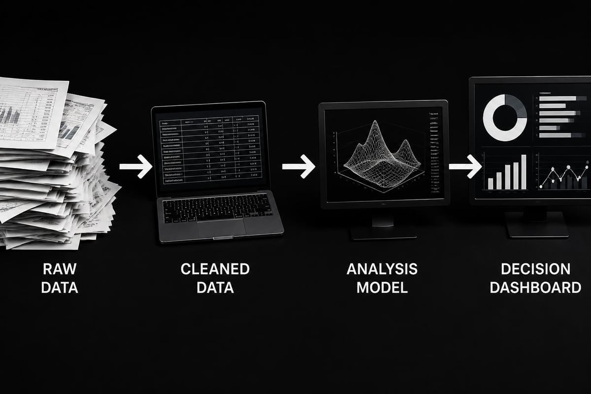 Excel data transformation workflow