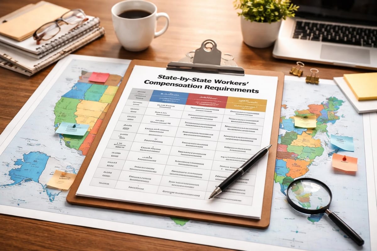 Multi-state compliance matrix