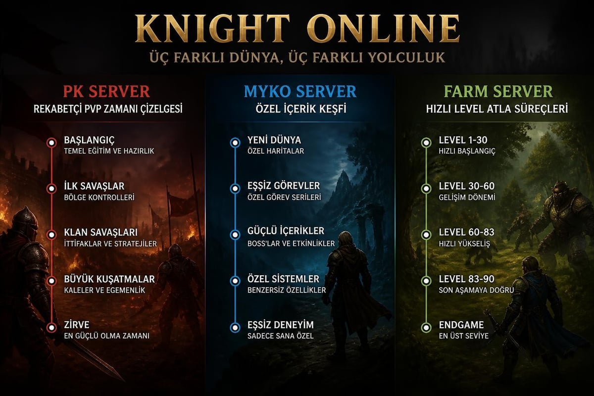 Knight Online server progression