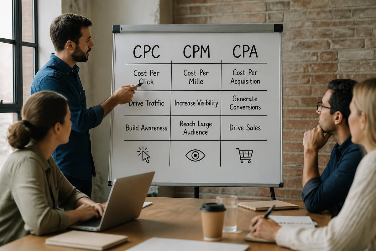 Facebook ad pricing models comparison