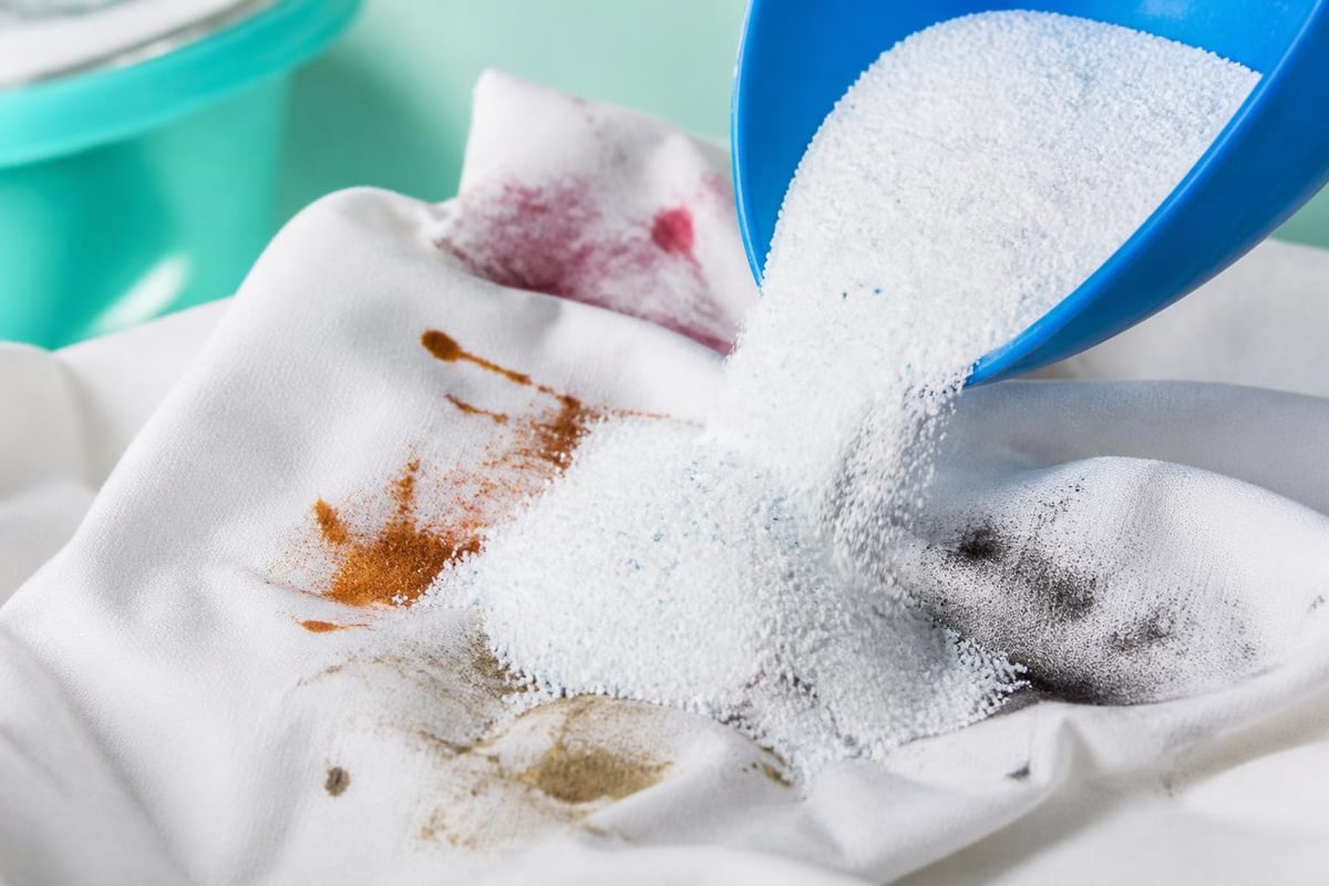 Multi-component laundry soap formula