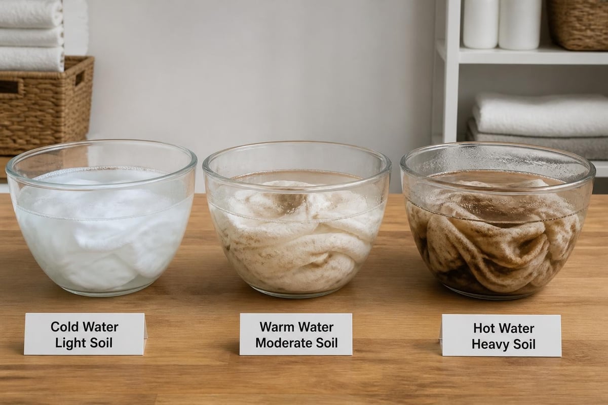 Washing temperature guide
