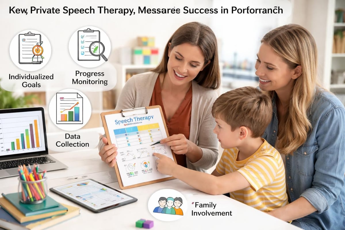 Speech therapy progress tracking