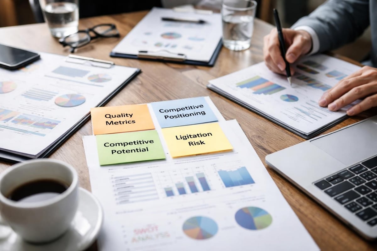 Patent portfolio evaluation framework