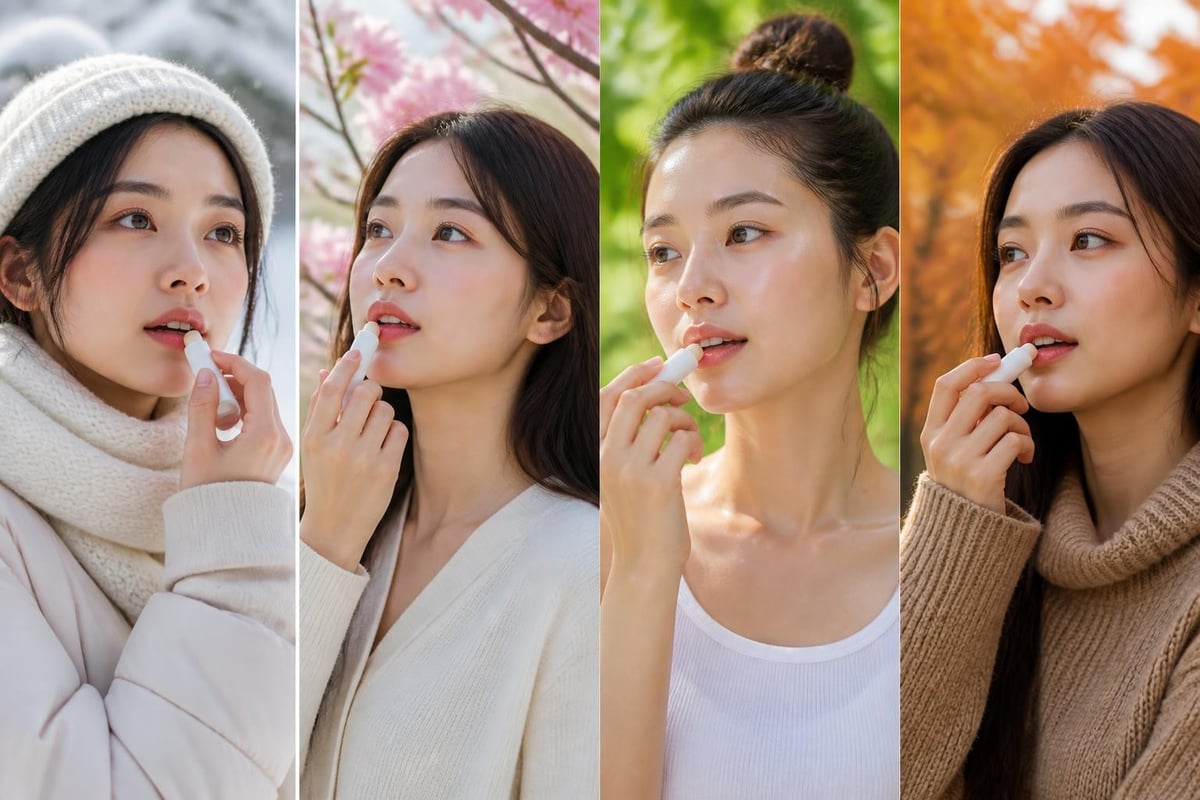 Seasonal lip care calendar