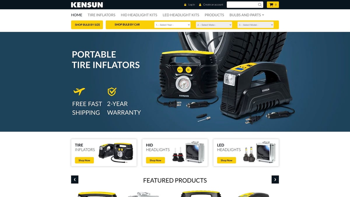 Top 9 Best Car Tire Inflator With Gauge Picks for 2026 - Kensun AC/DC Digital Tire Inflator