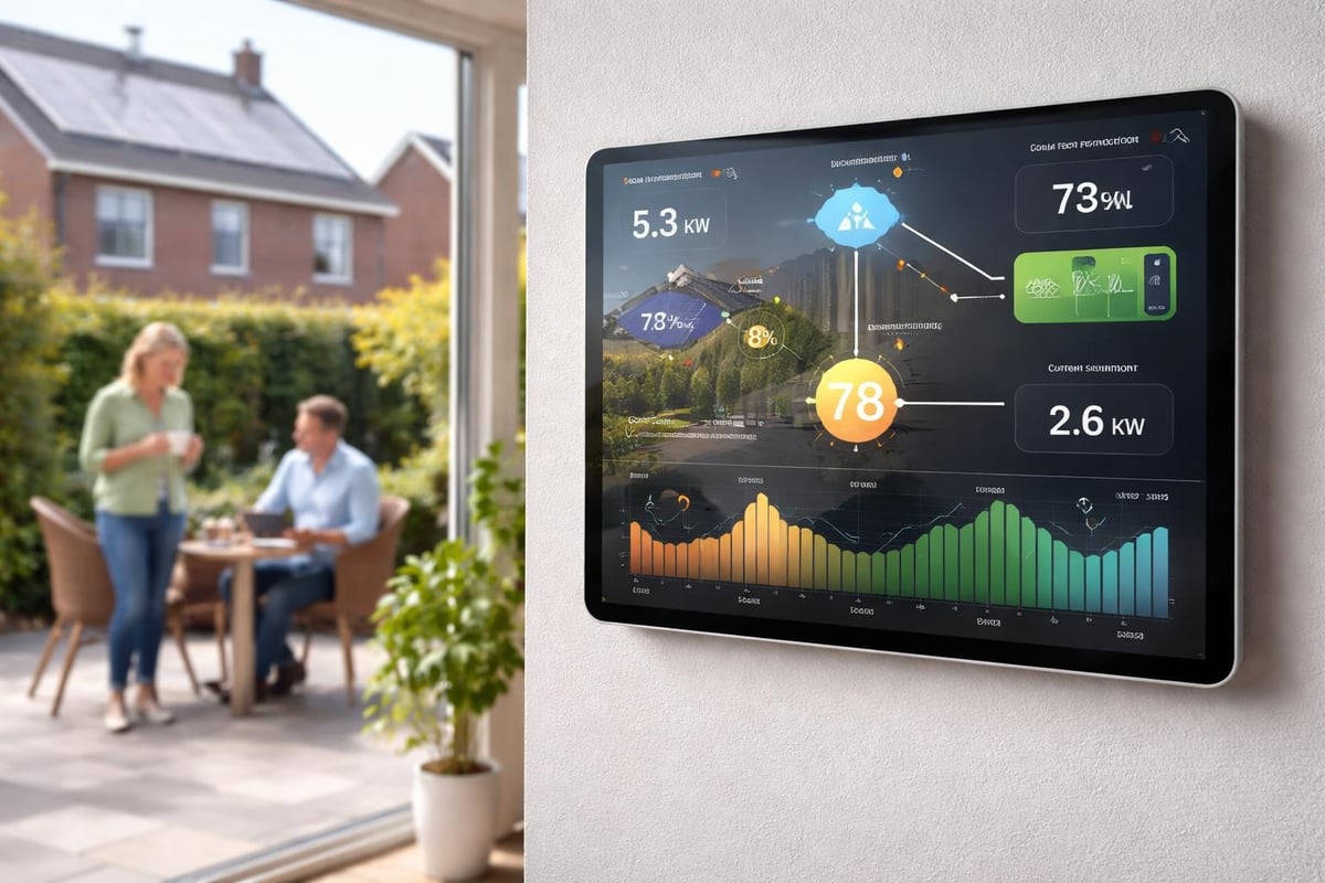 Energie monitoring dashboard