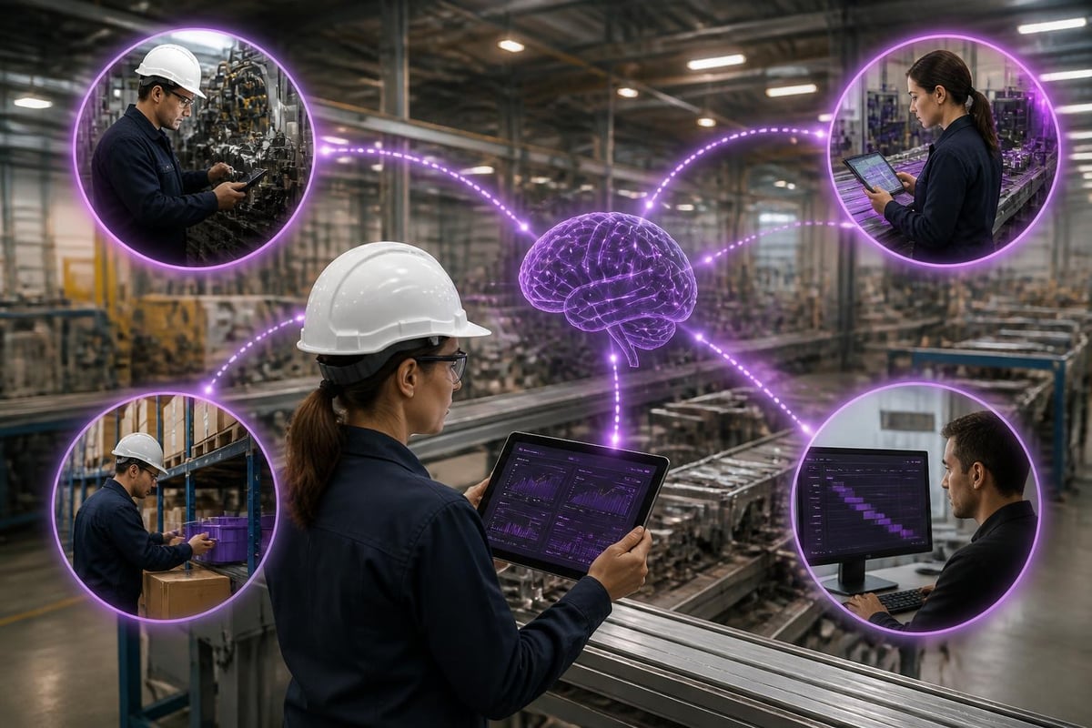 AI manufacturing workflow