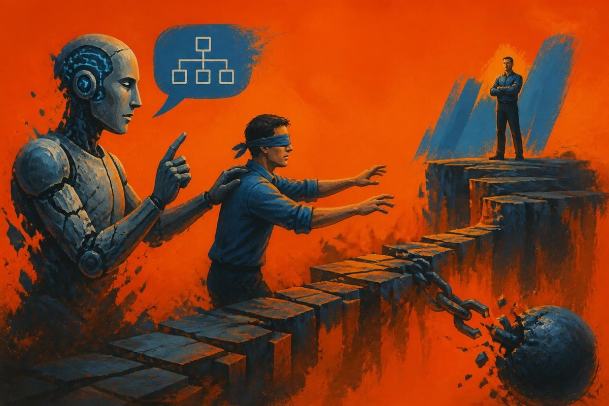 Gap between AI coaching recommendations and real behavioral change