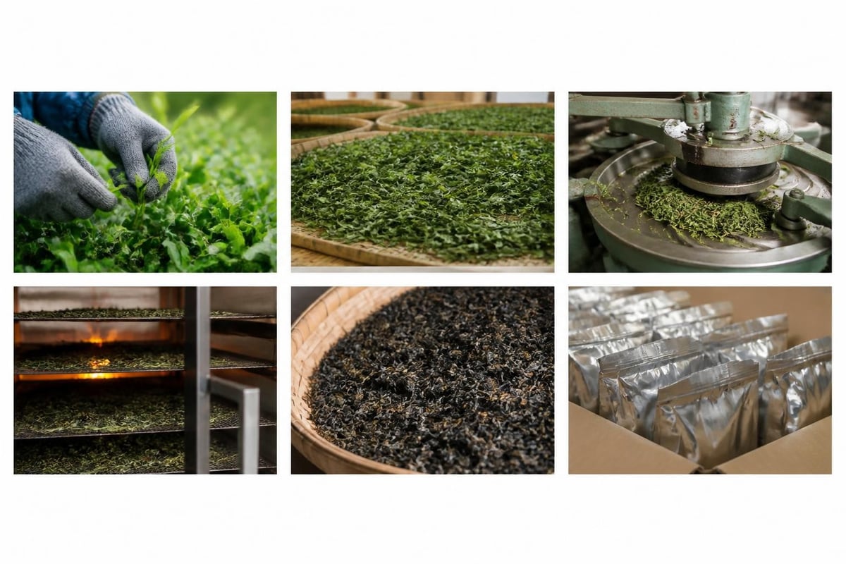 Thai tea processing methods