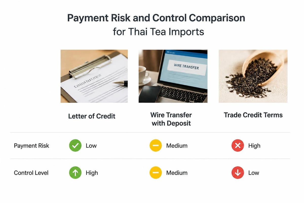 International tea payment methods