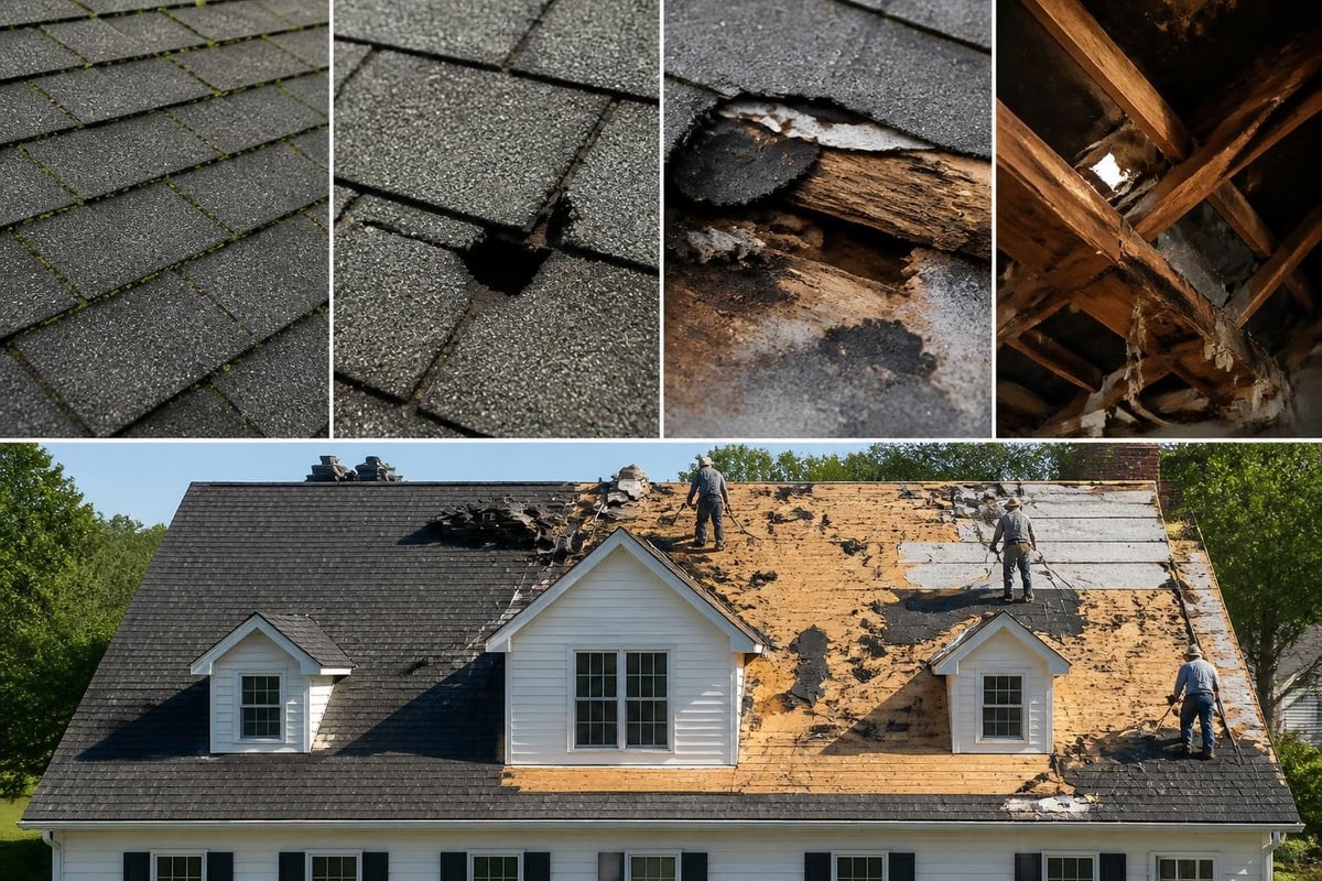 Roof damage timeline