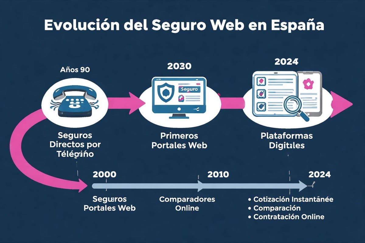 Seguros Web: La Revolución Digital del Sector Asegurador 1 Evolución de la contratación de seguros online