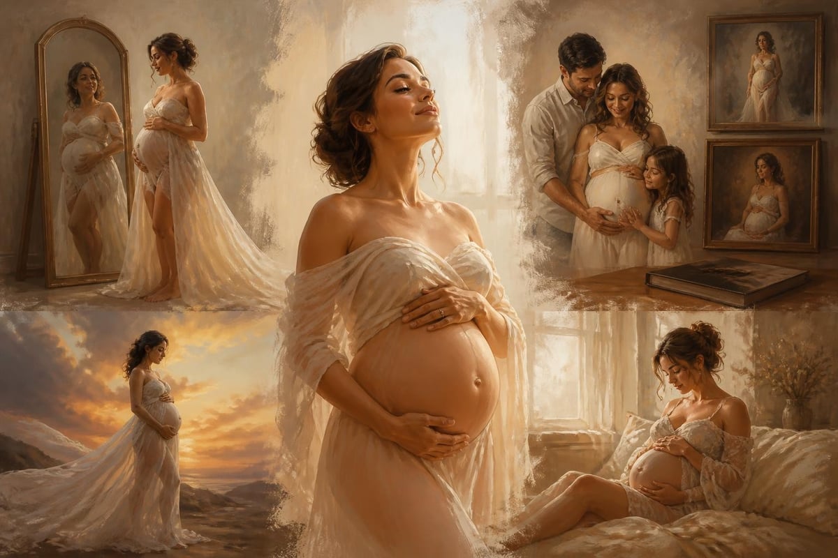 Maternity photography session benefits