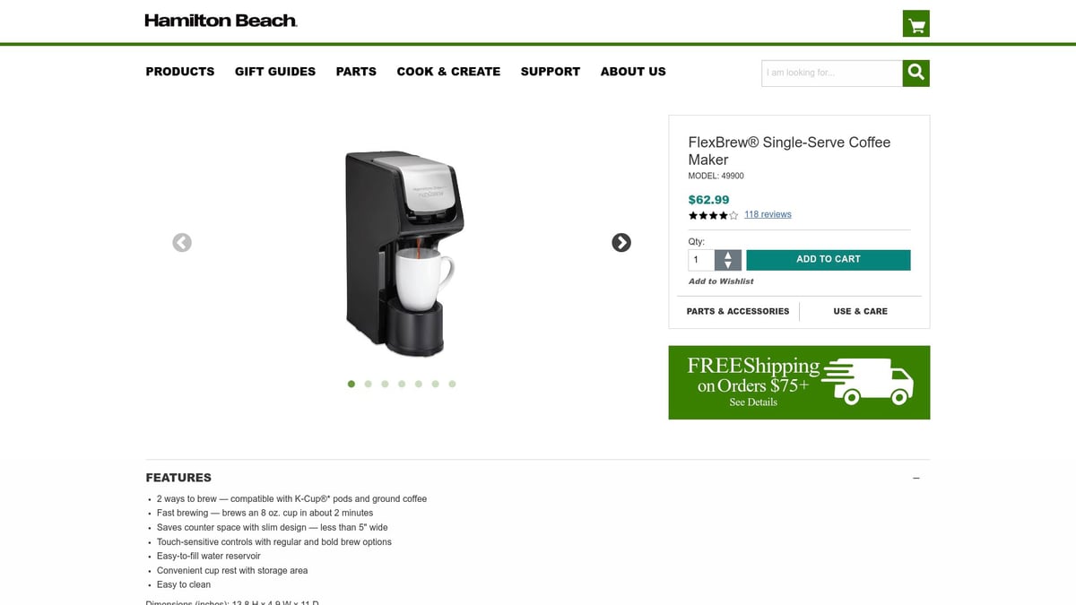 Top 7 Single Cup Coffee Maker Picks for 2026 - Hamilton Beach FlexBrew Single Serve Coffee Maker