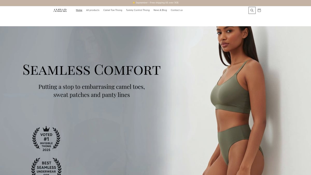 8 Best Underwear to Wear With Leggings in 2025 - Ambar Wear Invisible Camel Toe Thong