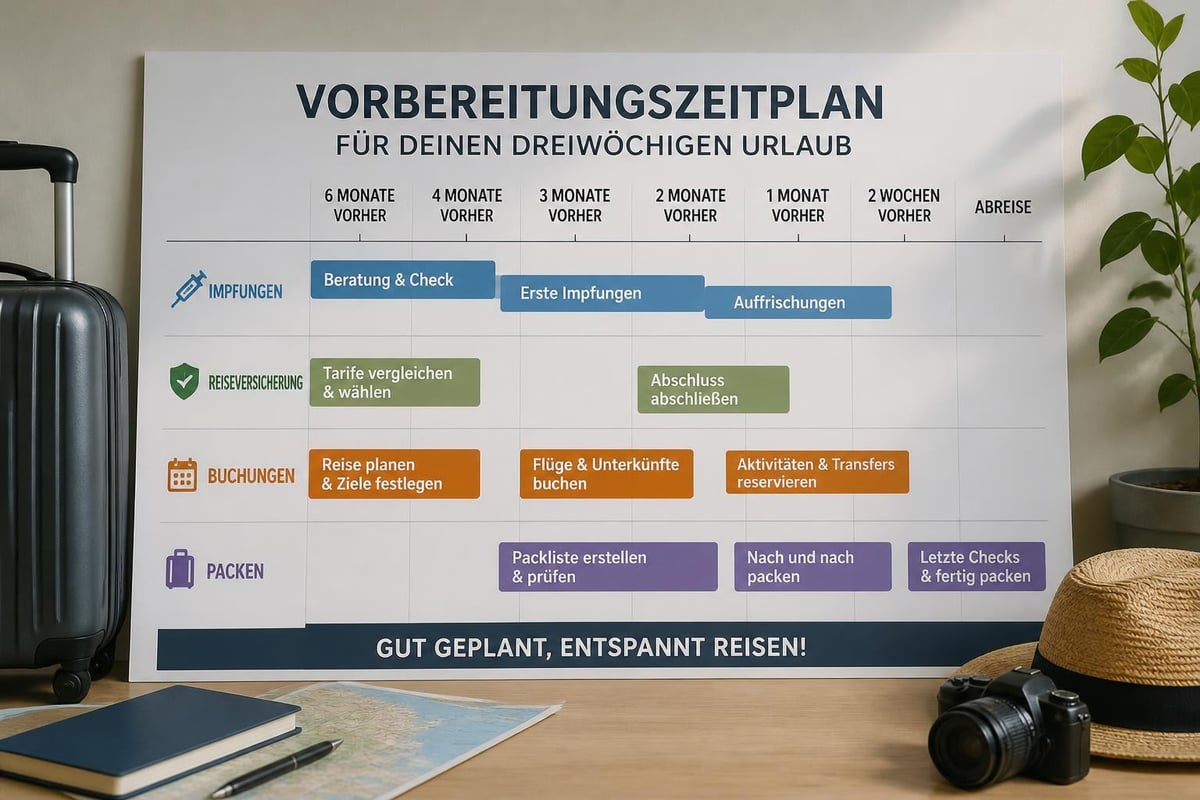 Reisevorbereitung Checkliste