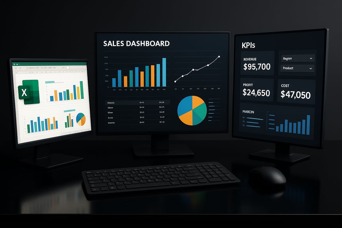 Step-by-Step Guide: How to Create an Excel Dashboard from Scratch