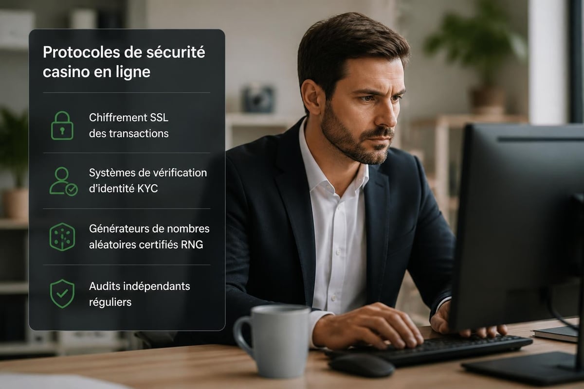 Système sécurité casino ligne