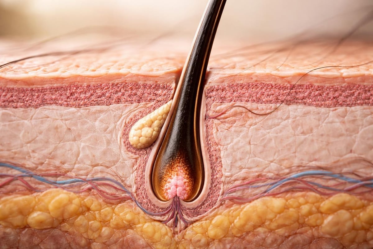Hair follicle structure