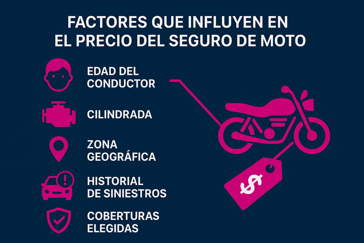 Factores que afectan el precio de tu seguro de moto