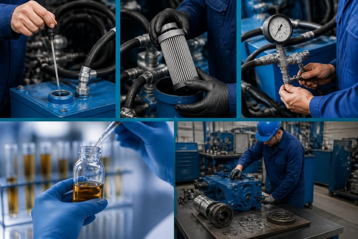 Hydraulic maintenance best practices