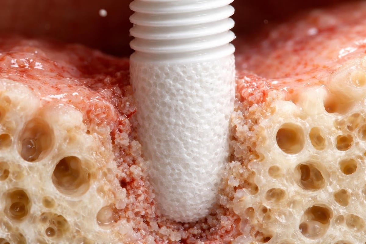 Zirconia implant integration