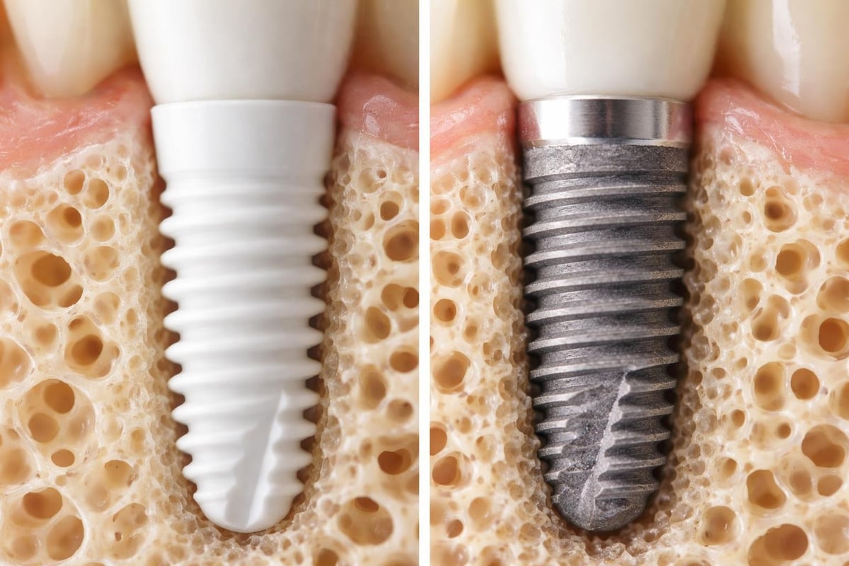 Implant material comparison