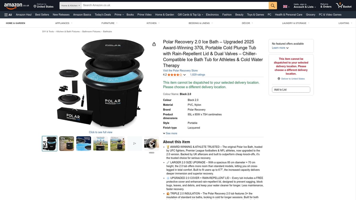 7 Idee Innovative Per Ice Bath Tub Nel 2025 - Polar Recovery Portable Ice Bath Tub