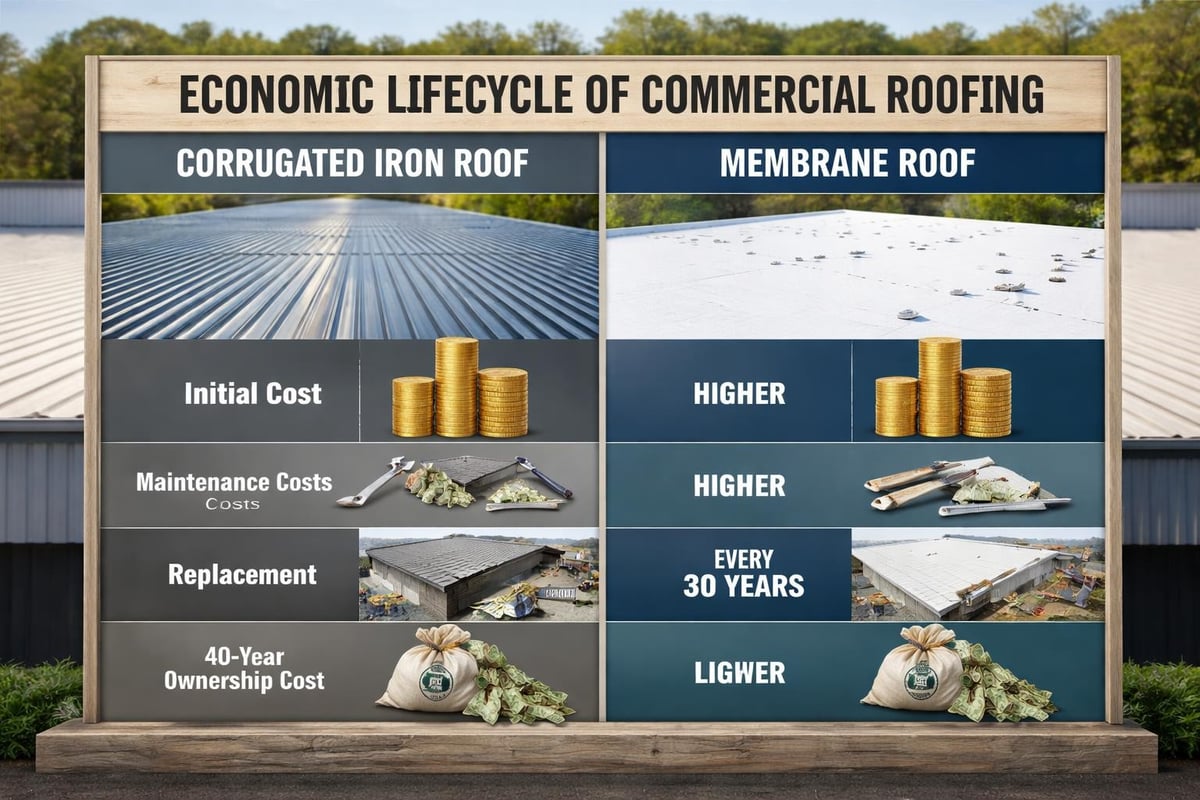 Corrugated roof cost comparison