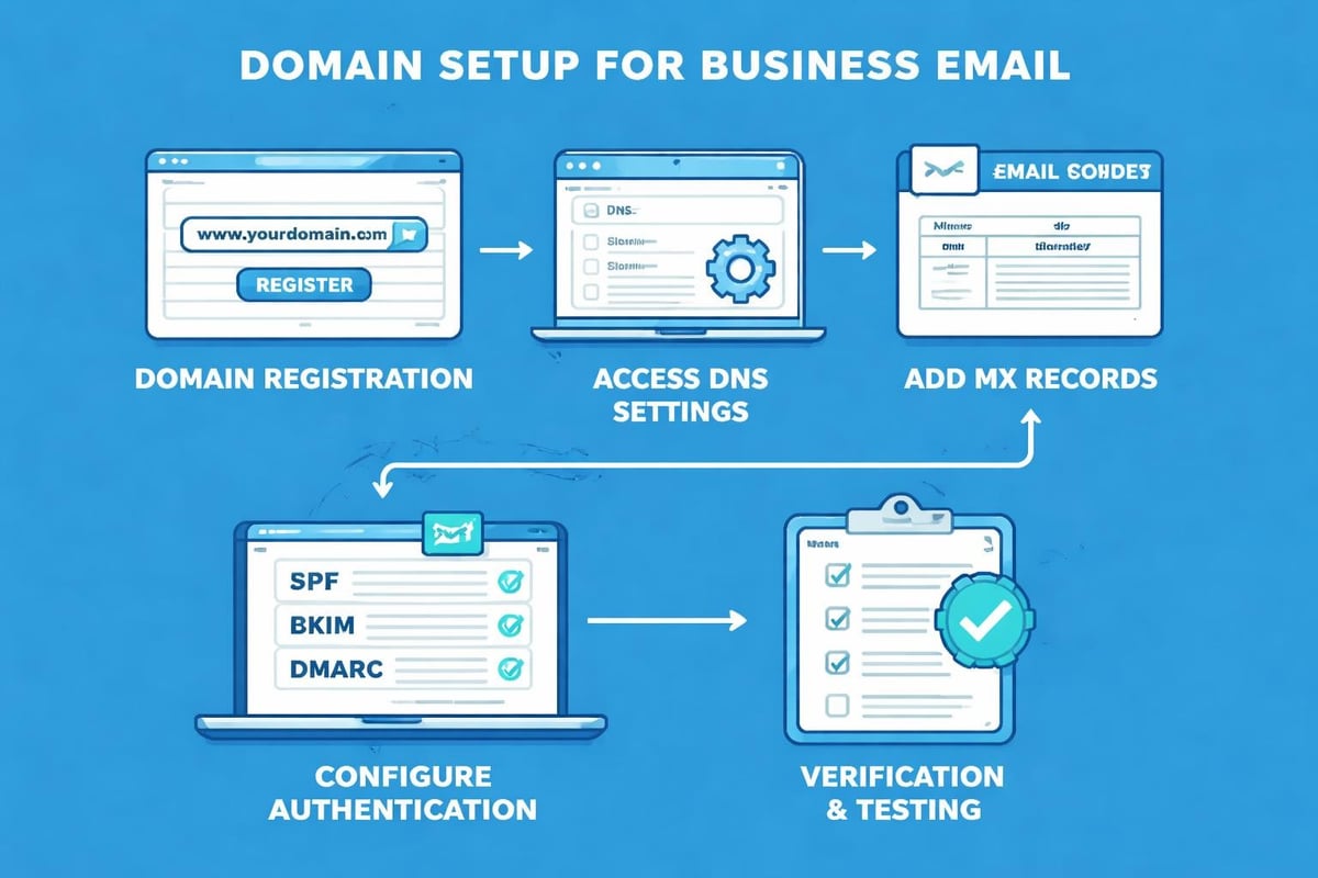 Email DNS configuration workflow