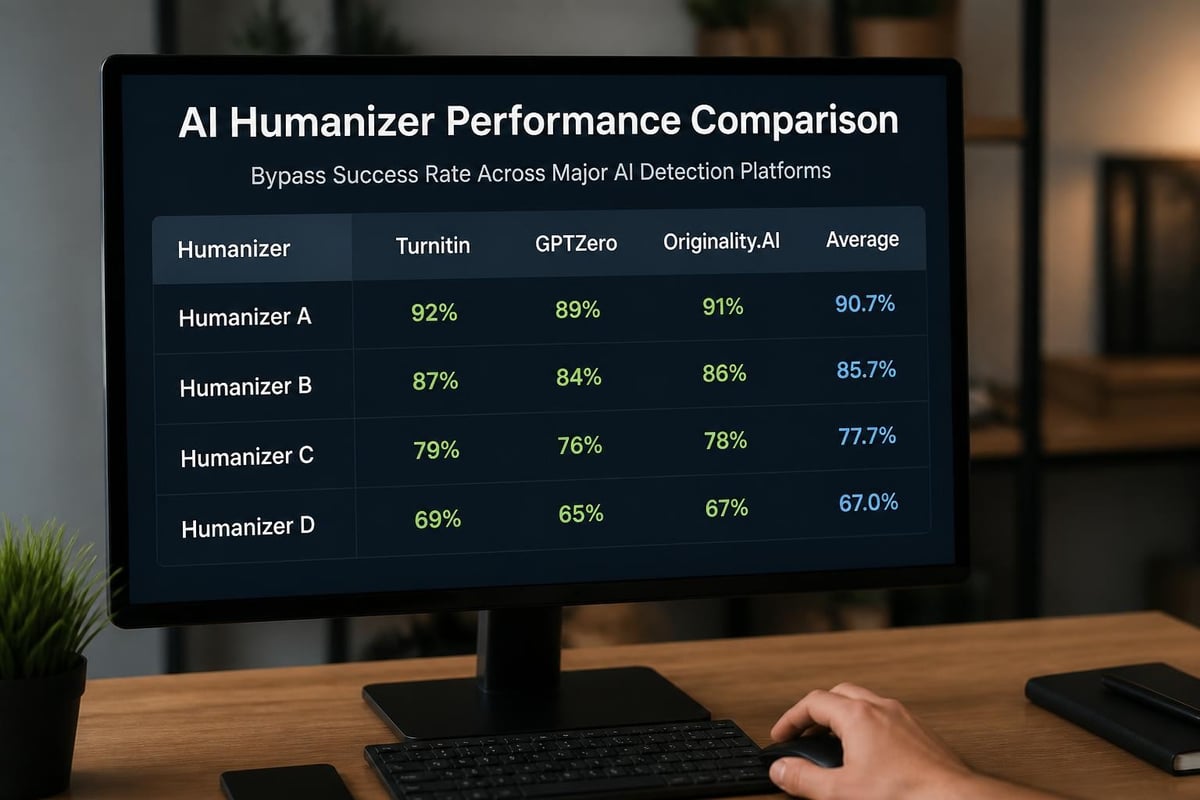 AI detection bypass rates