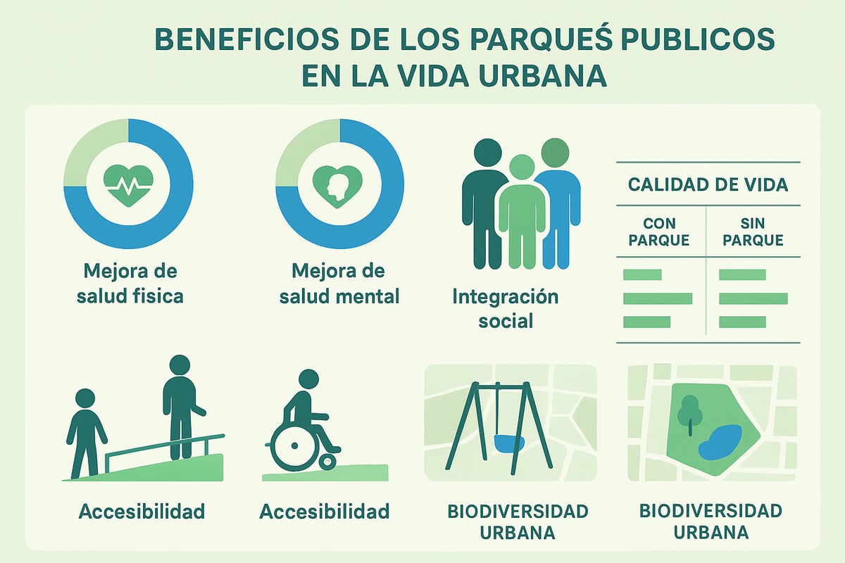 La importancia de los parques públicos en la vida urbana