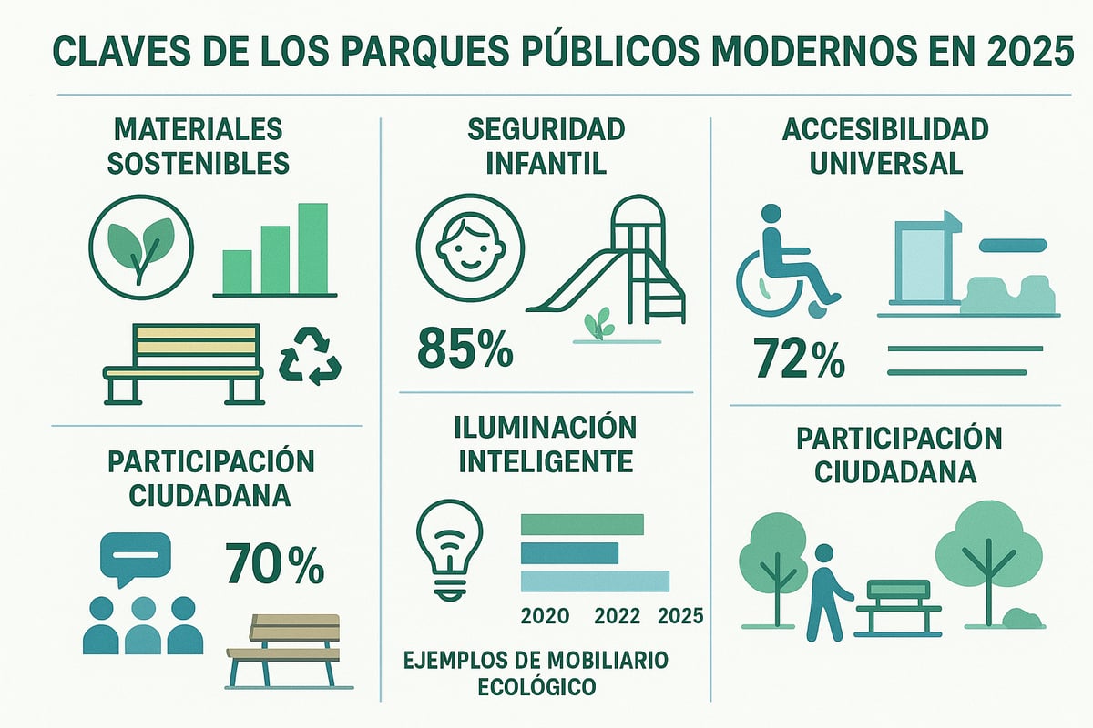 Diseño, seguridad y accesibilidad: claves de los parques modernos