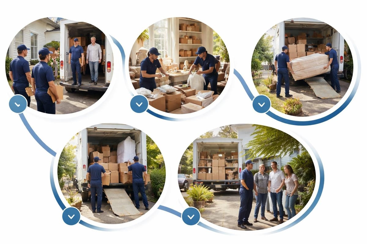 Moving day timeline