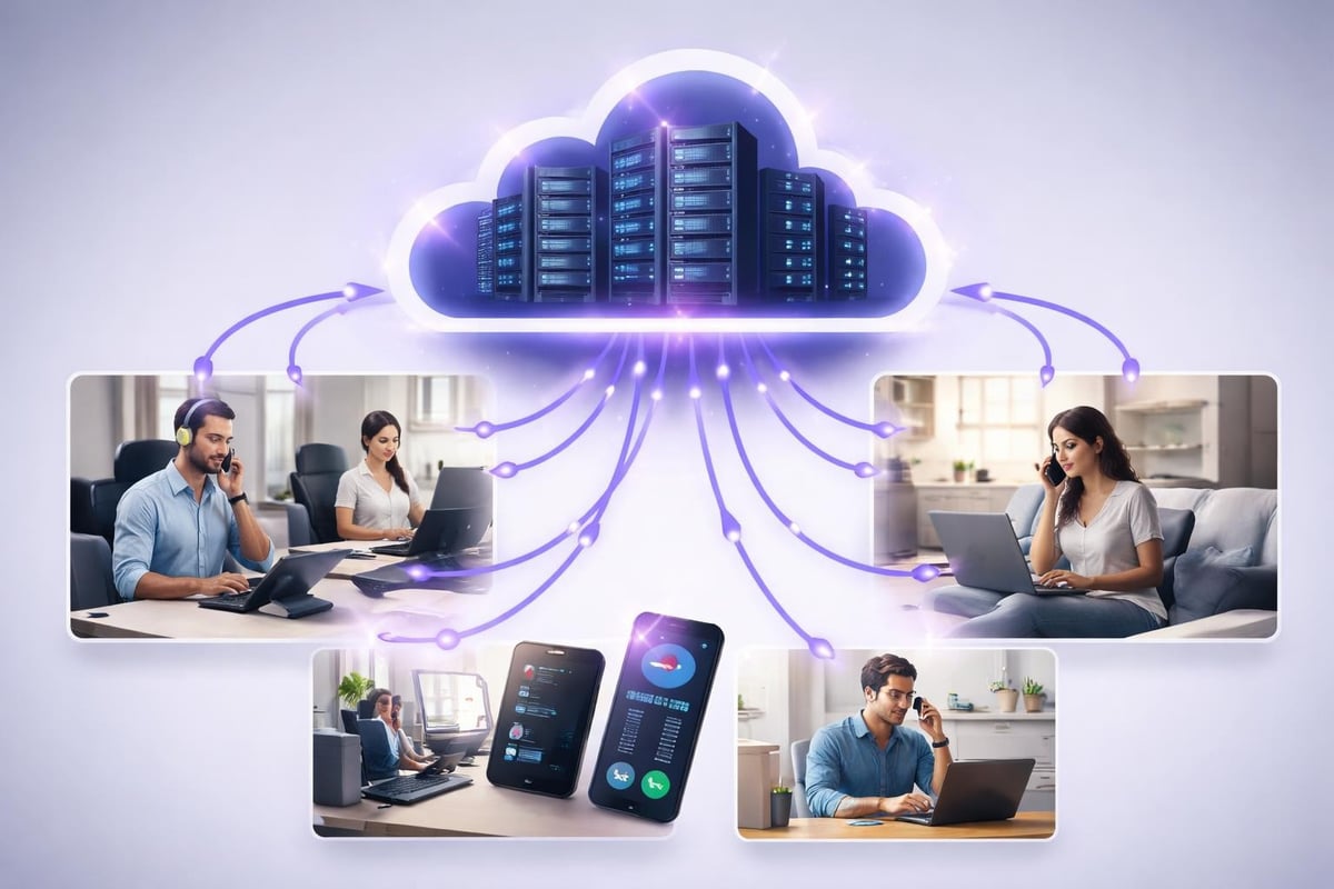 Cloud telephony infrastructure