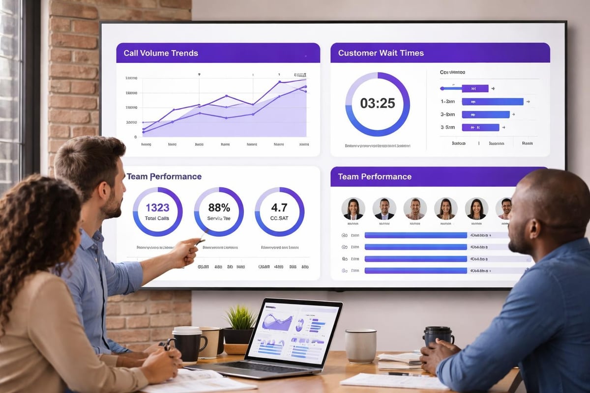 Telephony analytics dashboard