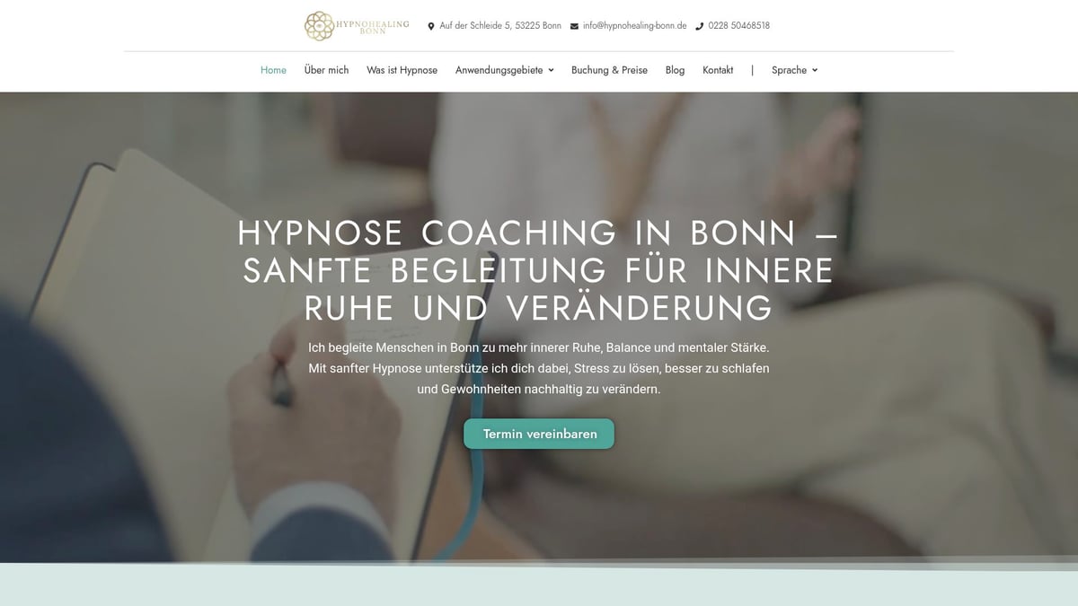 Hypnose Bei Angst Guide 2026: Wege Zu Innerer Ruhe - Hypnohealing Bonn: Hypnose-Coaching für innere Ruhe und Angstbewältigung