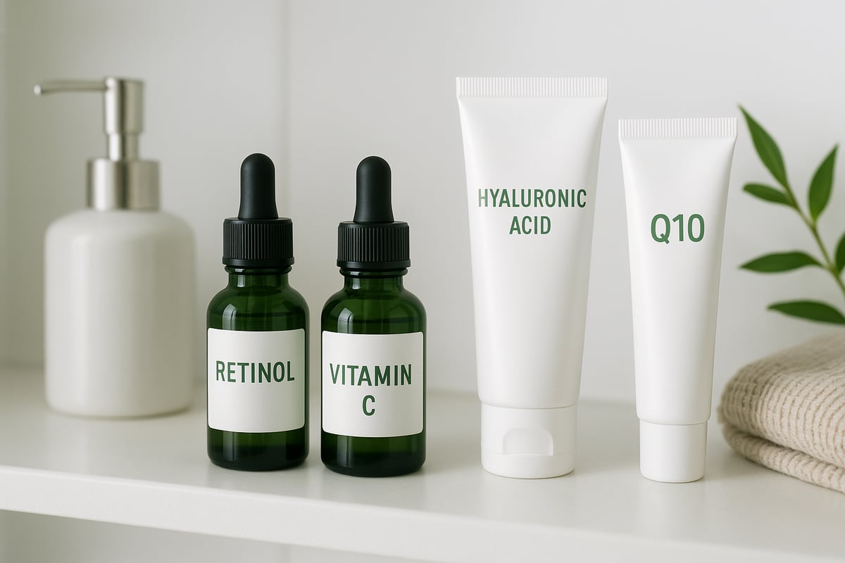 Nyckelingredienser i modern anti age-hudvård